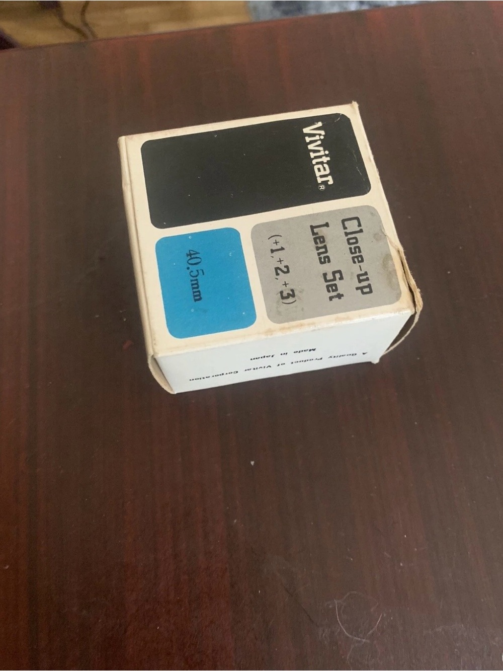 Vivitar Close-Up Lens Set 40.5mm (+1 +2 +3) - White/Blue/Black Box